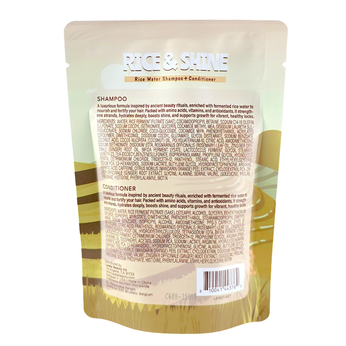 Luseta Rice & Shine Water Travel Set