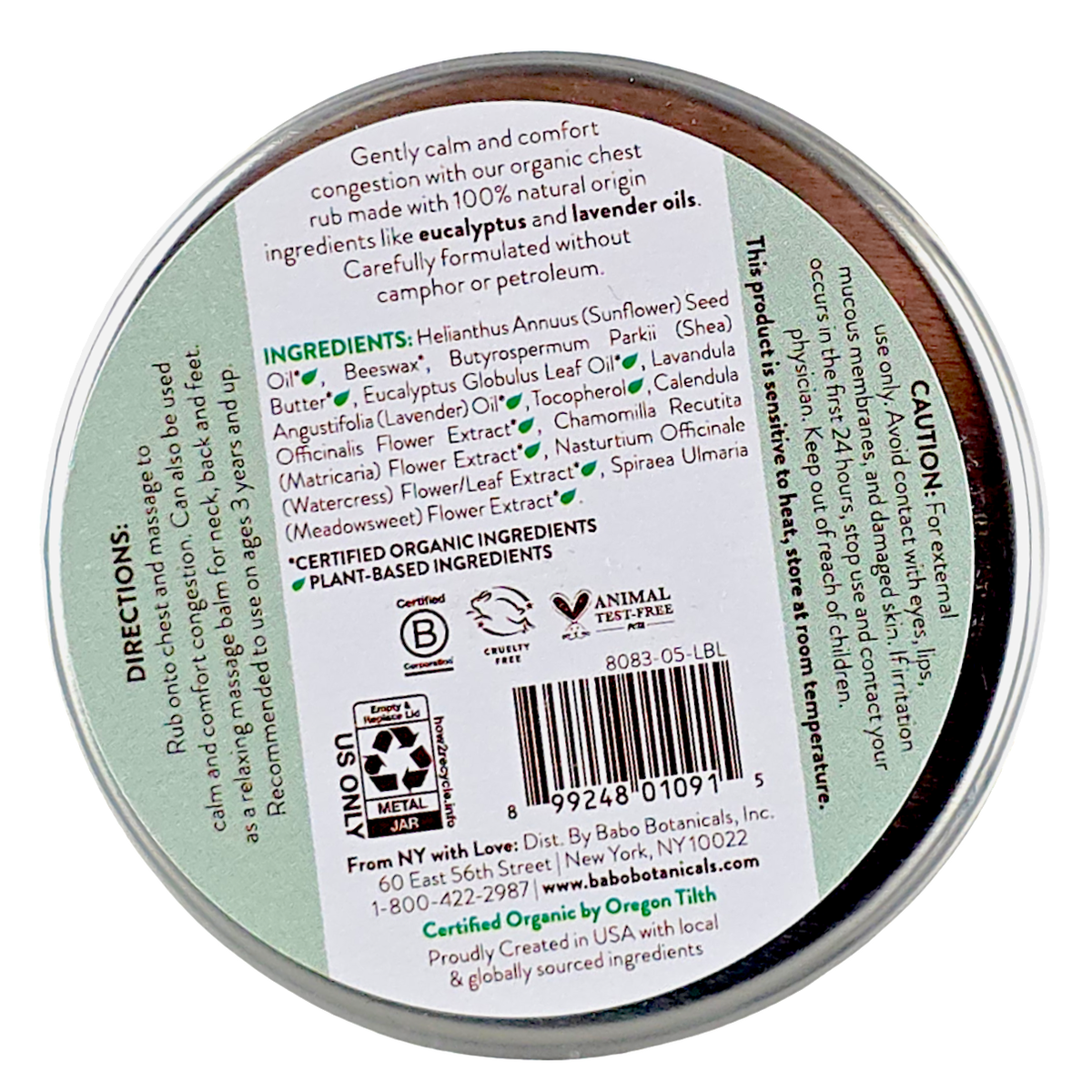Babo Botanicals Eucalyptus Remedy Organic Soothing Chest Rub-image2 Babo Botanicals Eucalyptus Remedy Organic Soothing Chest Rub-image2