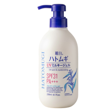 Kumano Cosme Reihaku Hatomugi The UV Milky Gel SPF 31 PA+-image1 Kumano Cosme Reihaku Hatomugi The UV Milky Gel SPF 31 PA+-image1