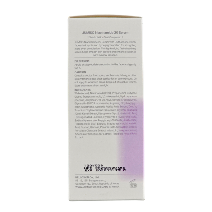 JUMISO Niacinamide 20% Dark Spot Correcting Serum-image3