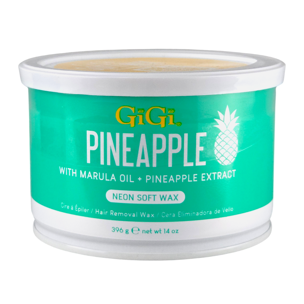 Gigi Pineapple with Marula Oil + Pineapple Extract Neon Soft Wax-image1