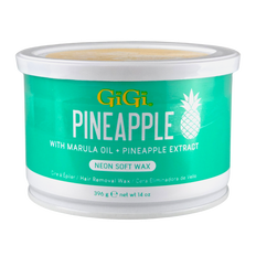 Gigi Pineapple with Marula Oil + Pineapple Extract Neon Soft Wax-image1