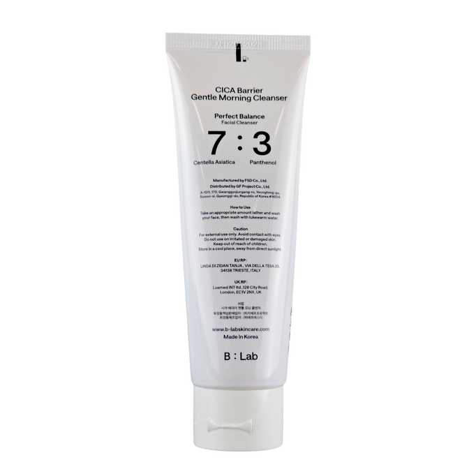 B.Lab Perfect Balance 7:3 CICA Barrier Gentle Morning Cleanser B.Lab Perfect Balance 7:3 CICA Barrier Gentle Morning Cleanser