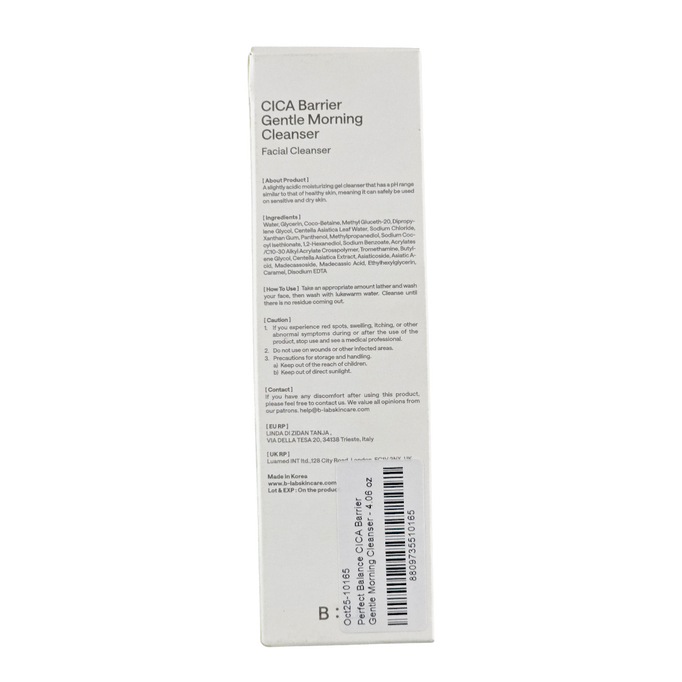 B.Lab Perfect Balance 7:3 CICA Barrier Gentle Morning Cleanser B.Lab Perfect Balance 7:3 CICA Barrier Gentle Morning Cleanser