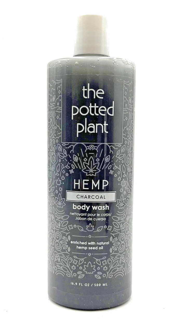 The Potted Plant Hemp Charcoal Body Wash - Detoxifying Cleanse The Potted Plant Hemp Charcoal Body Wash - Detoxifying Cleanse