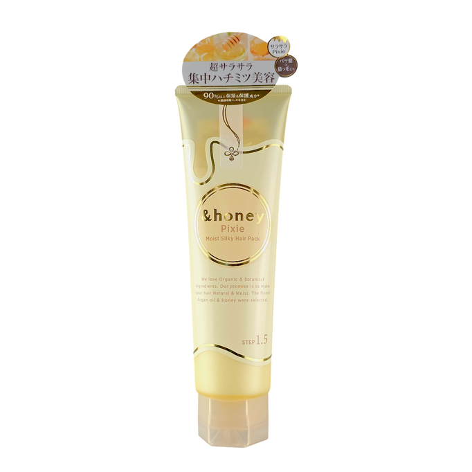 & Honey Pixie Moist Silky Hair Pack 1.5 - Pearly Rose Honey