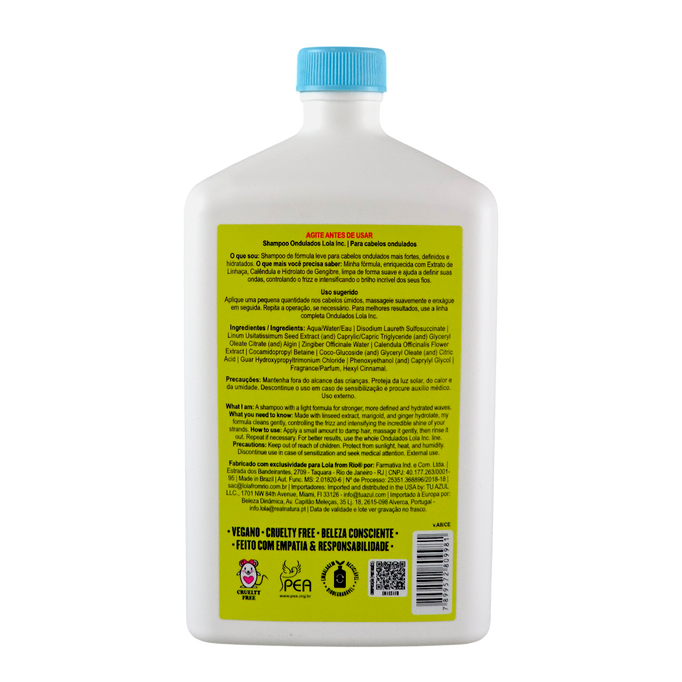 Lola Ondulados Wavy Hair Enhancing Shampoo Lola Ondulados Wavy Hair Enhancing Shampoo