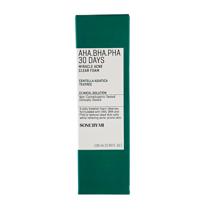 SOME BY MI AHA BHA PHA 30 Days Miracle Acne Clear Foam-image2 SOME BY MI AHA BHA PHA 30 Days Miracle Acne Clear Foam-image2
