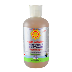 California Baby Super Sensitive Shampoo & BodyWash (Babies+Kids+Adults)
