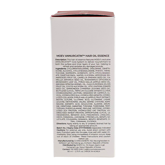 Moev Annurcatin Hair Oil Essence