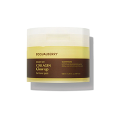 Eqqualberry Bouncy Day Collagen Glow Up Gel Toner Pads