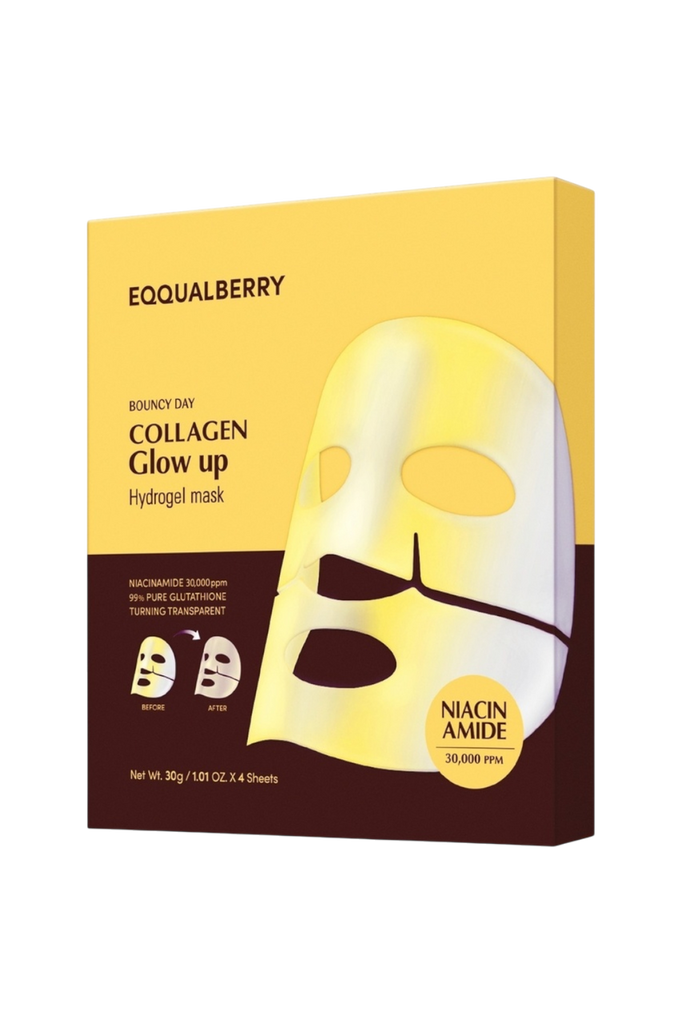 Eqqualberry Bouncy Day Collagen Glow Up Hydrogel Mask Eqqualberry Bouncy Day Collagen Glow Up Hydrogel Mask
