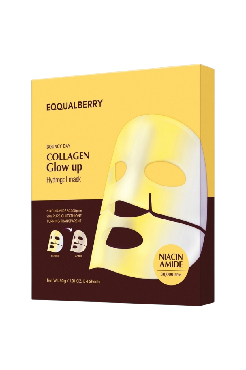 Eqqualberry Bouncy Day Collagen Glow Up Hydrogel Mask-image1 Eqqualberry Bouncy Day Collagen Glow Up Hydrogel Mask-image1