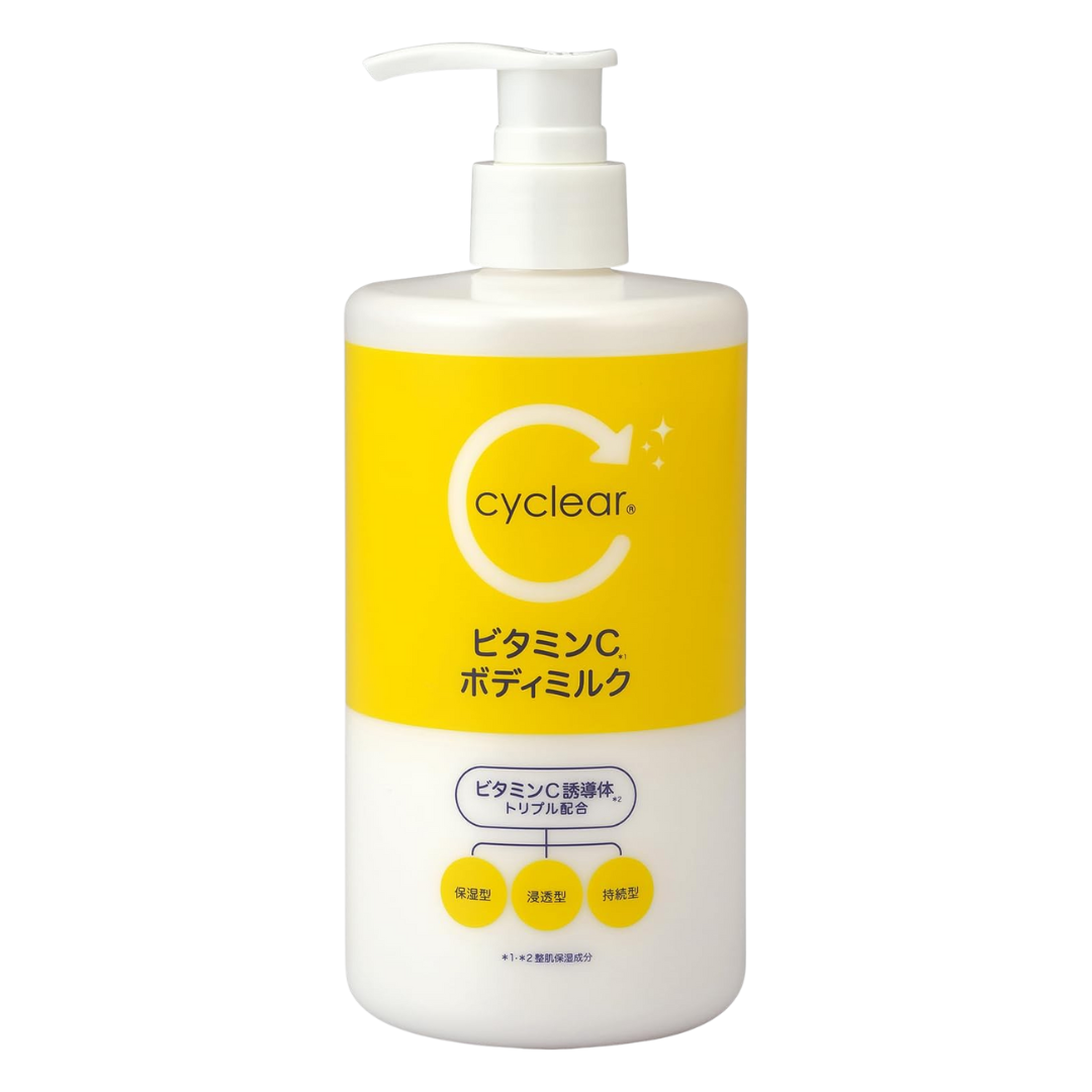 Kumano Cosme Cyclear Vitamin C Body Milk-image1 Kumano Cosme Cyclear Vitamin C Body Milk-image1