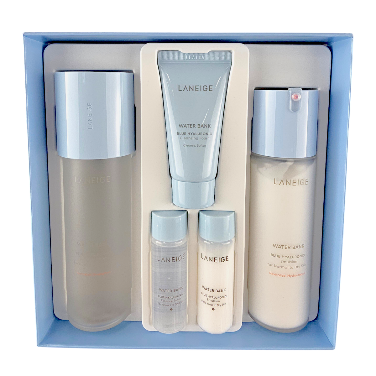 Laneige Water Bank Blue Hyaluronic 2-Step Essential Set-image1 Laneige Water Bank Blue Hyaluronic 2-Step Essential Set-image1