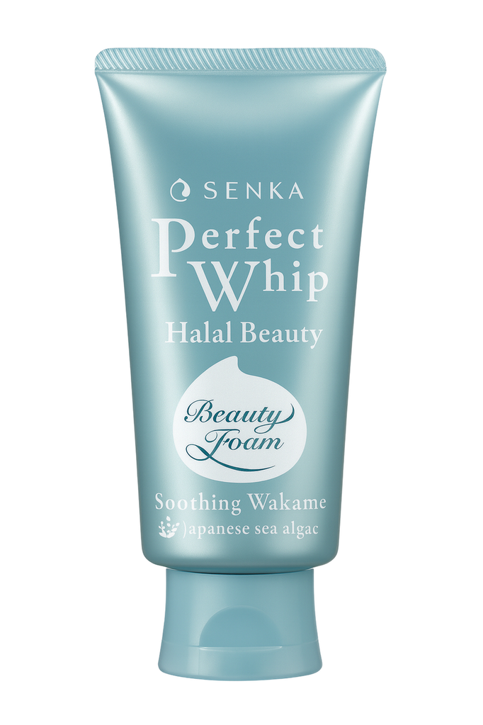 Shiseido Senka Perfect Whip Halal Beauty Soothing Wakame-image1 Shiseido Senka Perfect Whip Halal Beauty Soothing Wakame-image1