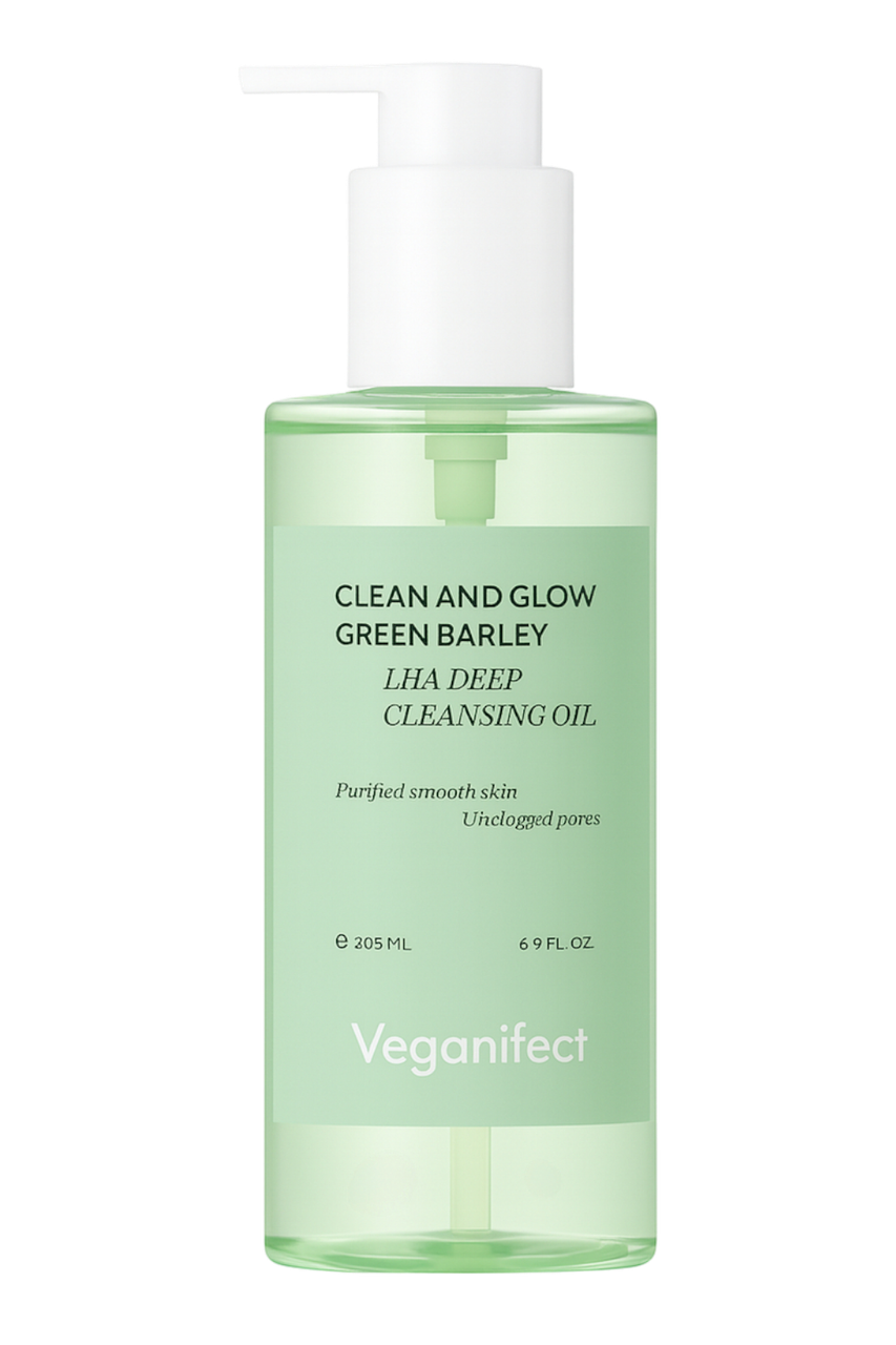 Veganifect Clean And Glow Green Barley Cleansing Oil-image1