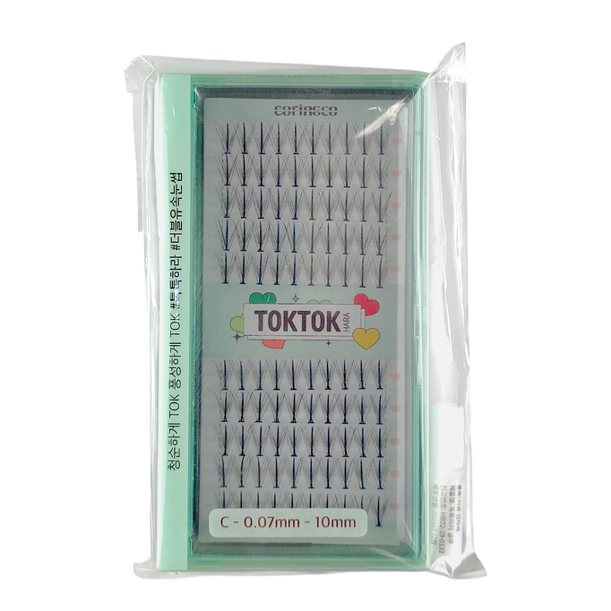 Coringco Toktohara W Eyelash  100 Pcs