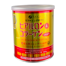 Fine Japan Hyaluron & Collagen +Ubiquinol Q10 Powder Can Type