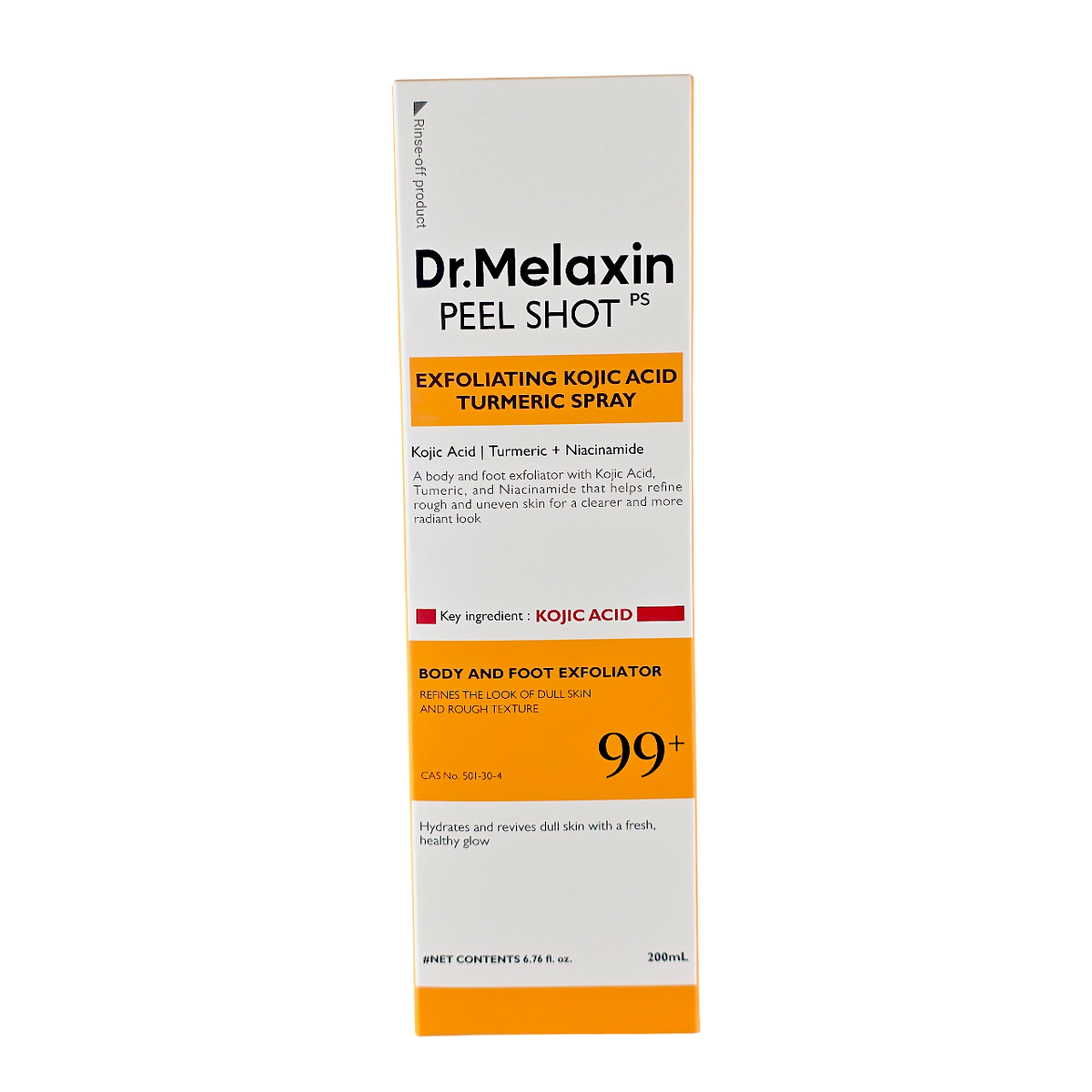 Dr Melaxin Body Keratin Kojic Acid Tumeric Spray Peel Shot-image2