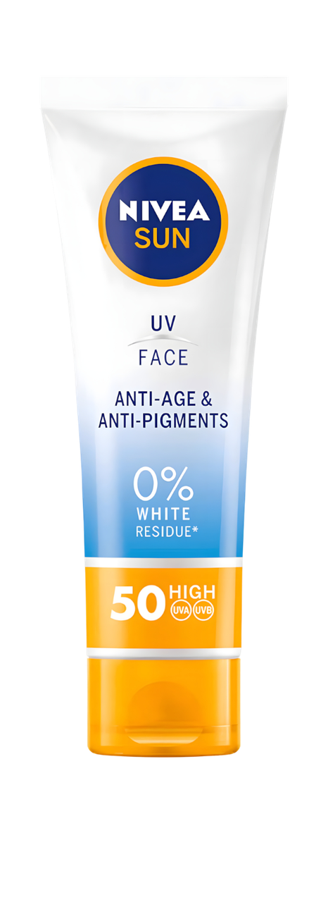 Nivea UV Face Anti-Age Q10 Sunscreen Lotion SPF-50+-image1 Nivea UV Face Anti-Age Q10 Sunscreen Lotion SPF-50+-image1