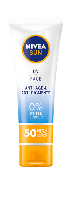 Nivea UV Face Anti-Age Q10 Sunscreen Lotion SPF-50+-image1
