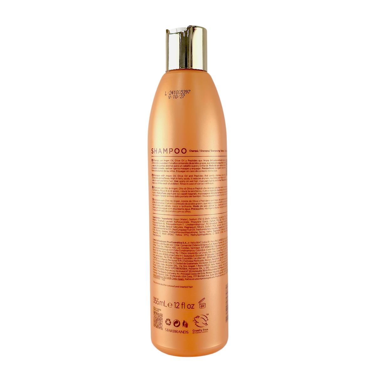 Kativa Argan Oil Olive Peptides Shampoo-image2 Kativa Argan Oil Olive Peptides Shampoo-image2