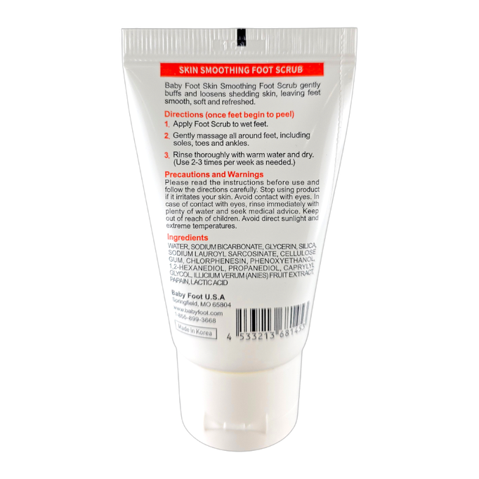 Baby Foot Skin Smoothing Foot Scrub Baking Soda Baby Foot Skin Smoothing Foot Scrub Baking Soda