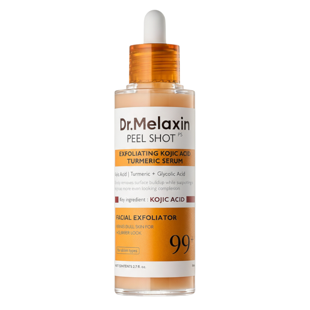 2.7 oz, Dr.Melaxin Peel Shot Exfoliating Kojic Acid Turmeric Serum