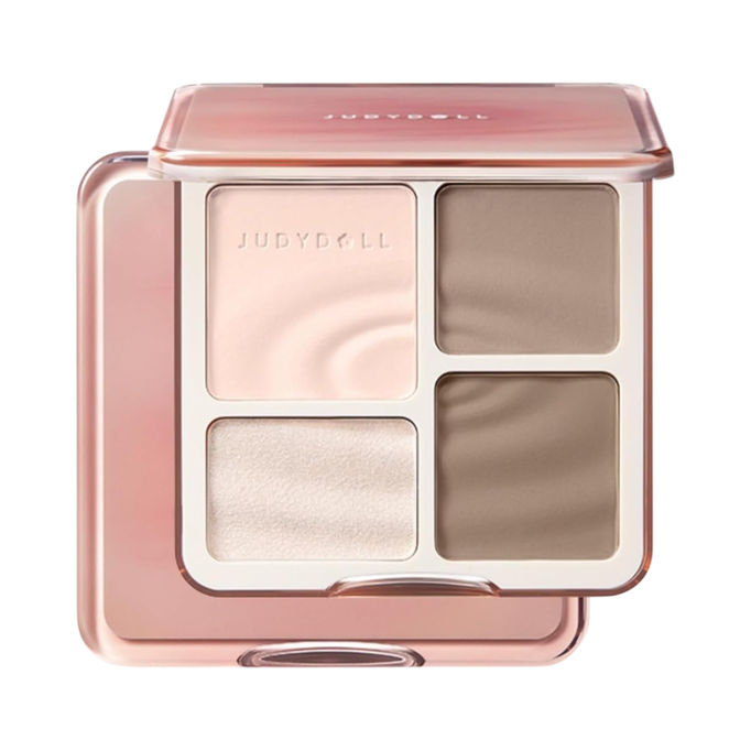 Judydoll 2 IN 1 Highlighter Contour Palette