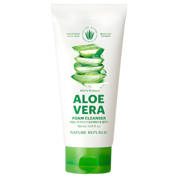 Nature Republic Soothing & Moisture Aloe Vera Foam Cleanser-image1 Nature Republic Soothing & Moisture Aloe Vera Foam Cleanser-image1