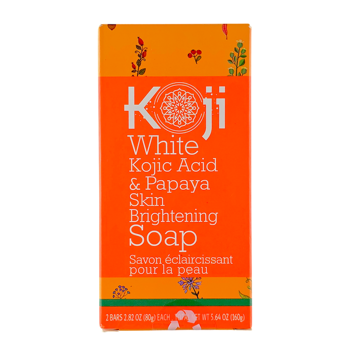 koji White Kojic Acid & Papaya Skin Brightening Soap