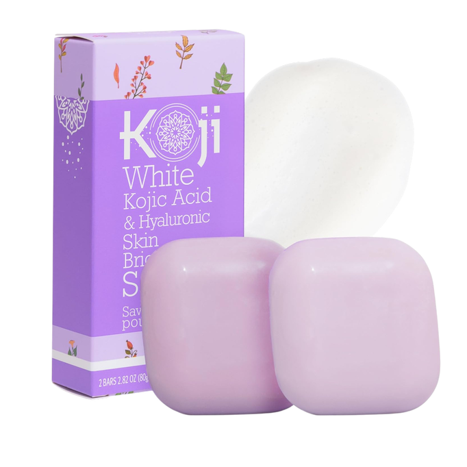 koji White Kojic Acid & Hyaluronic Acid Brightening Soap