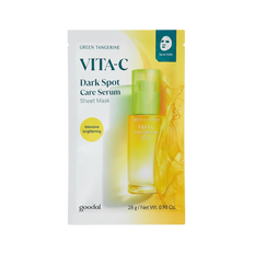 Goodal Green Tangerine Vita C Dark Spot Care Serum Facial Mask