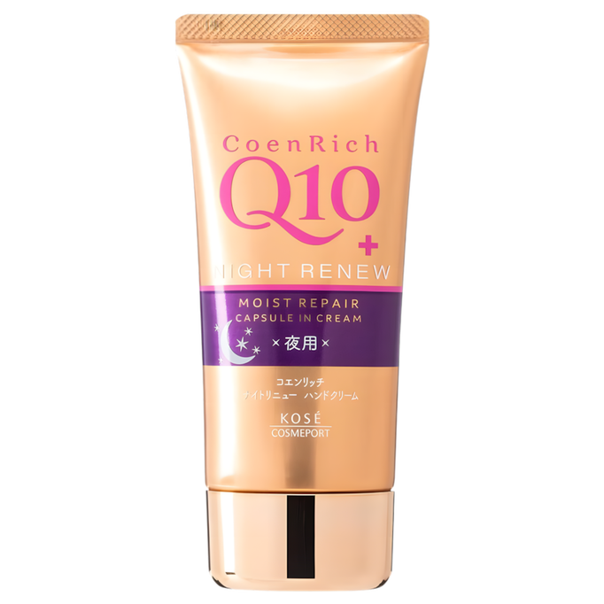 Kose CoenRich Q10 Night Renew Moist Repair Hand Cream