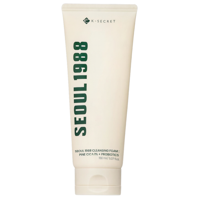 K-Secret SEOUL 1988 Cleansing Foam Pine Cica 1% + Probiotics