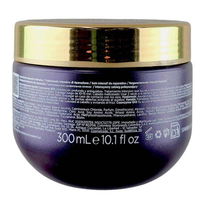 Kativa Hyaluronic Keratin & Coenzyme Q10 Deep Hydration Treatment