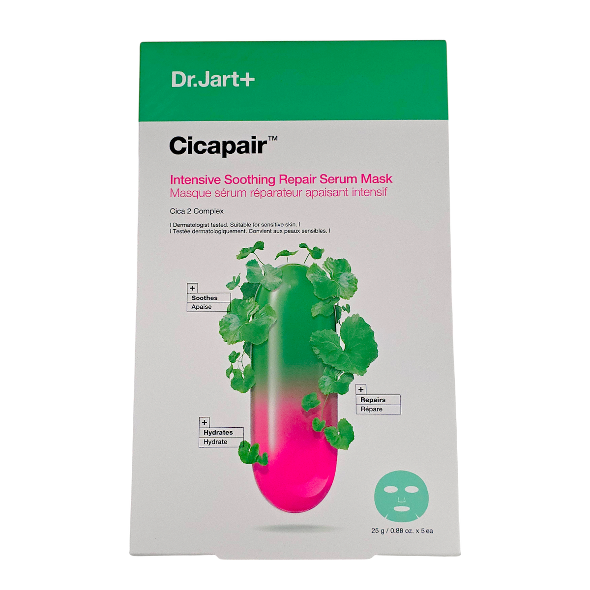 Dr.Jart+ Cicapair Intensive Soothing Repair Serum Mask Set-image2 Dr.Jart+ Cicapair Intensive Soothing Repair Serum Mask Set-image2