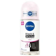 Nivea Black & White Invisible Roll on Clear-image1