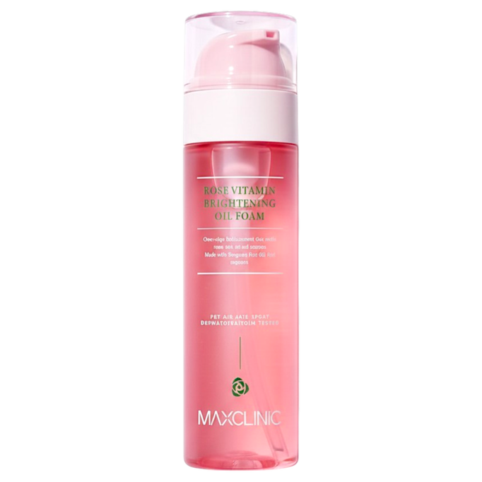Maxclinic Rose Vitamin Brightening Oil Foam-image1