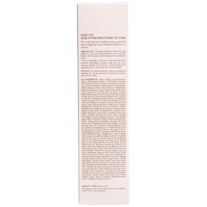 Maxclinic Rose Vitamin Brightening Oil Foam-image2