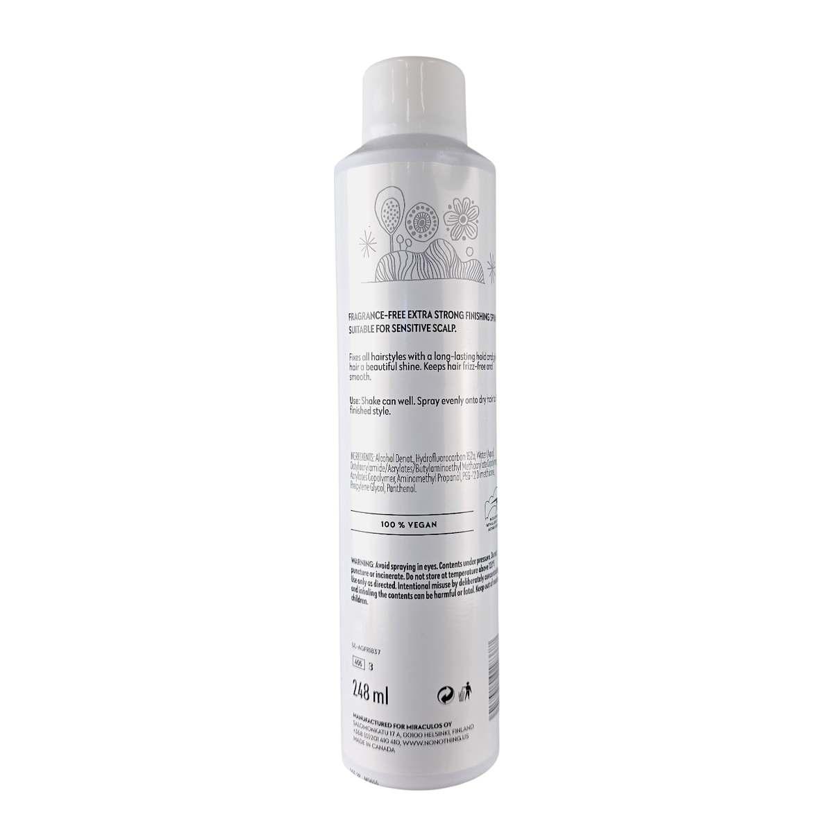 No Nothing Sensitive Super Strong Hairspray-image2