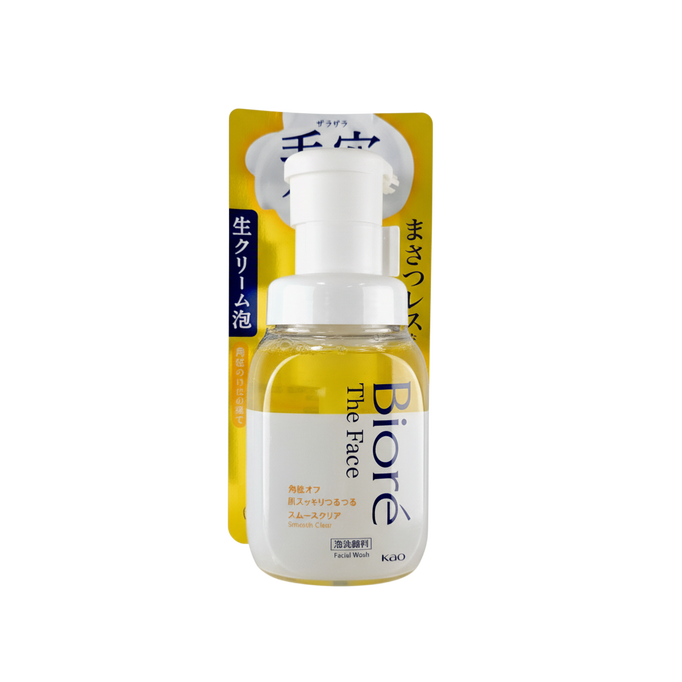 Kao Biore The Face Foam Facial Cleanser Smooth Clear