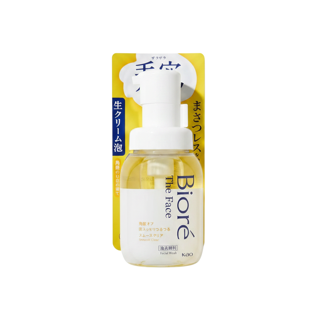 Biore The Face Foam Facial Cleanser Smooth Clear-image1 Biore The Face Foam Facial Cleanser Smooth Clear-image1