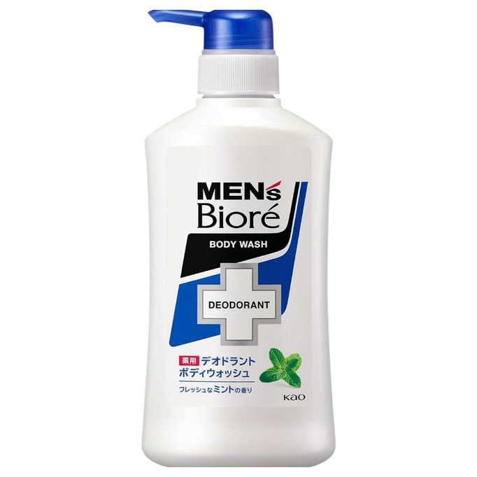 Kao Men's Biore Deodorant Body Wash Fresh Min