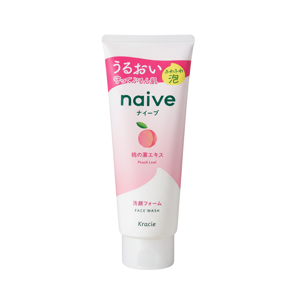 Kracie Naive Peach Leaf Face Wash-image1
