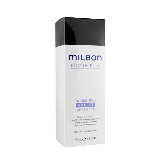 Milbon Signature Blonde Plus Nourishing Violet Shampoo-image1