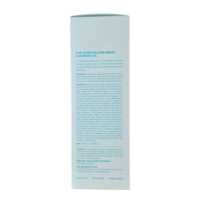 ilso Super Melting Sebum Cleansing Oil