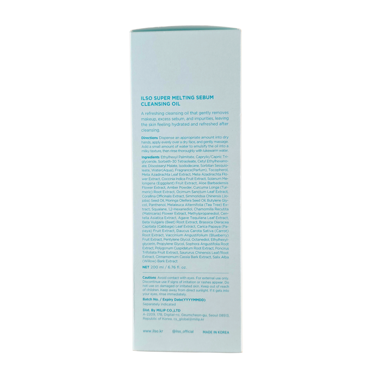 ilso Super Melting Sebum Cleansing Oil-image3 ilso Super Melting Sebum Cleansing Oil-image3