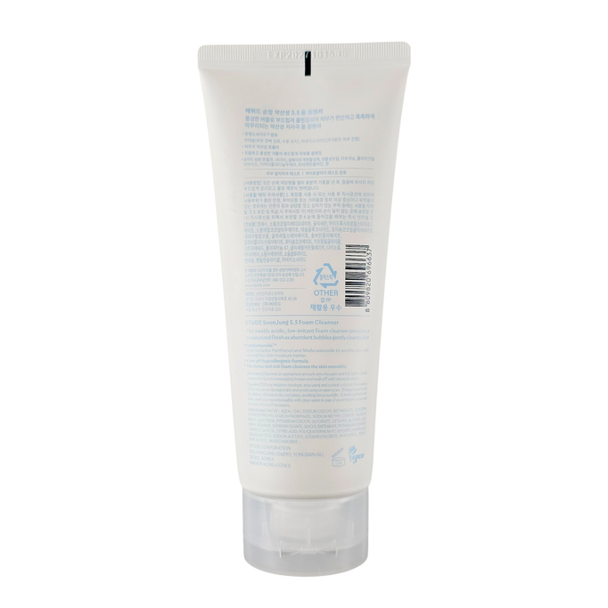 Etude House Soonjung 5.5 Foam Cleanser